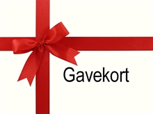 GAVEKORT - indtast "antal kroner"